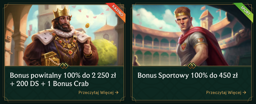 Bonus Powitalny Casinia